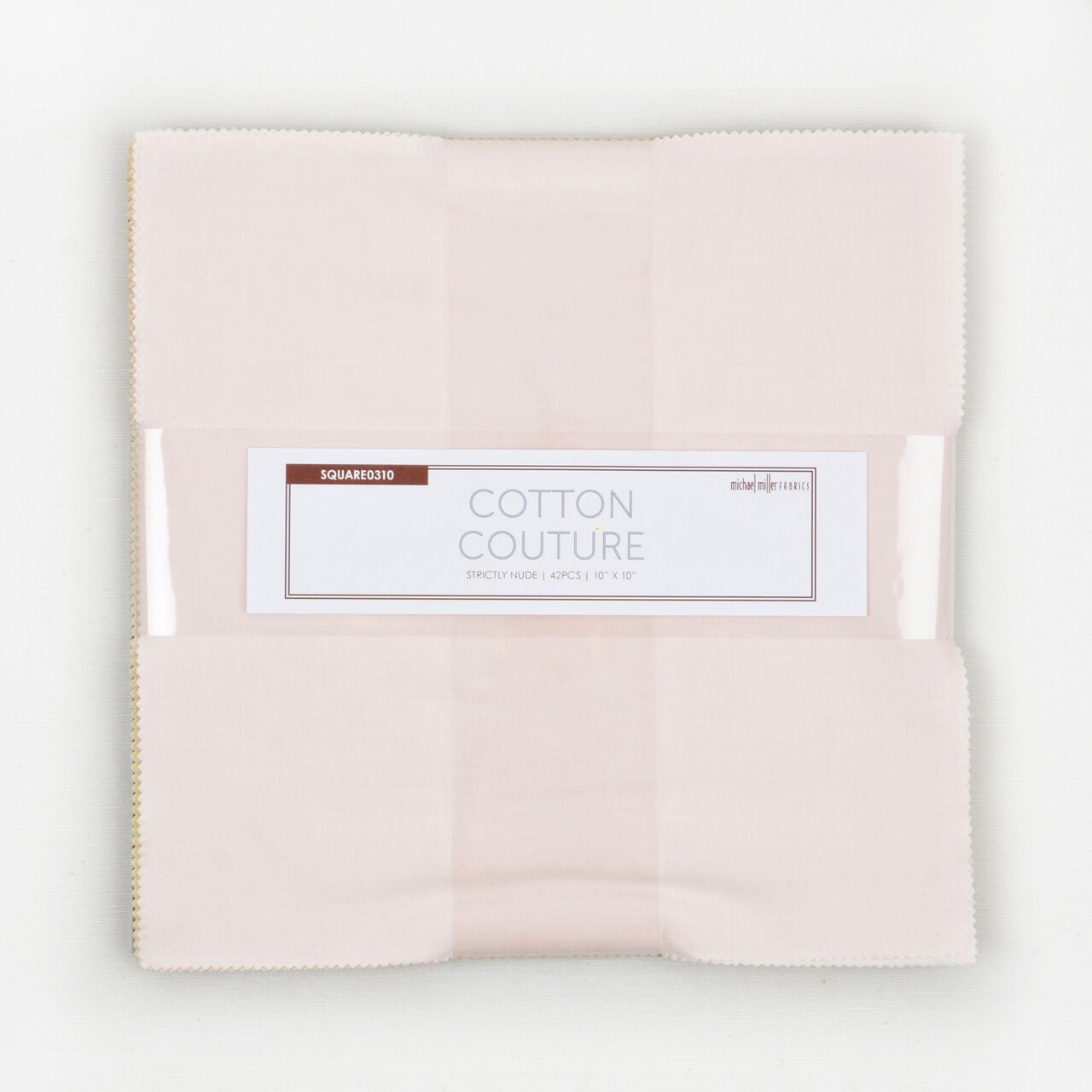 Cotton Couture 10" Square Pack (Layer Cake) in Strictly Nude by Michael Miller (SQUARE0310)